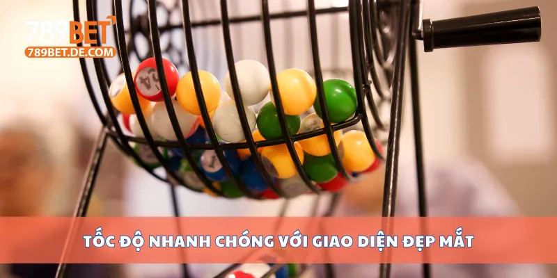 Tốc độ nhanh chóng với giao diện đẹp mắt